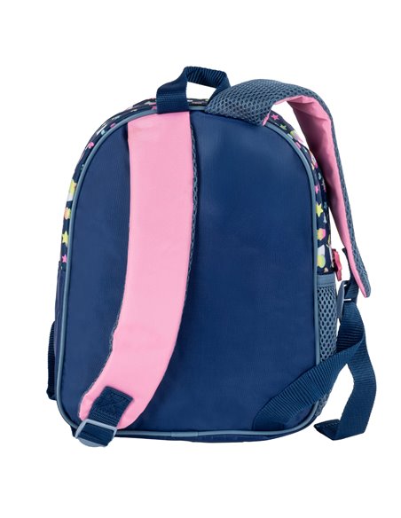 Ghiozdan gradinita cu 2 fermoare Derform PL11JR16, Motiv unicorn 16