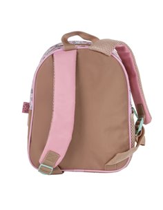 Ghiozdan gradinita cu 2 fermoare Derform Cleo&Frank 42, Motiv sweet heart 2