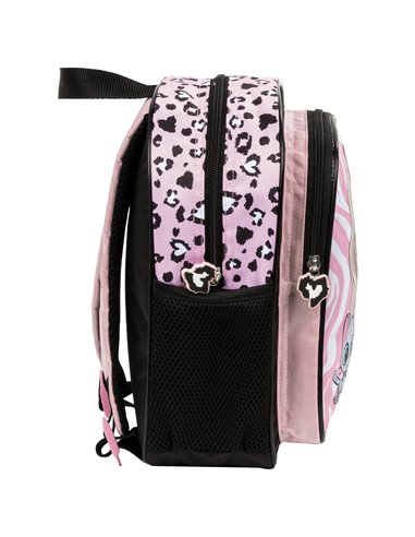 Ghiozdan gradinita cu 2 fermoare Derform PL11BF10, Motiv best friends 10