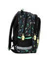 Ghiozdan scoala Derform PL15BDN20, 3 fermoare, 38 x 28 x 16 cm, Motiv T-TEX attack