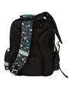 Ghiozdan scoala Derform PL15BDN20, 3 fermoare, 38 x 28 x 16 cm, Motiv T-TEX attack