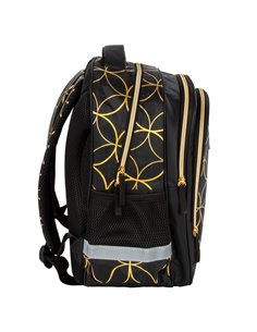 Ghiozdan scoala Derform BackUP, 3 fermoare, 38 x 28 x 16 cm, Motiv grafic 2
