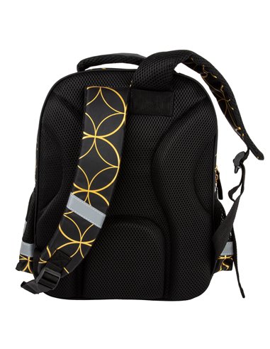 Ghiozdan scoala Derform BackUP, 3 fermoare, 38 x 28 x 16 cm, Motiv grafic