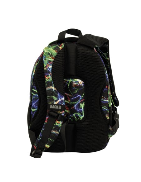 Ghiozdan scoala Derform BackUP PLB5A54, 4 fermoare, 42x30x20 cm, Lights
