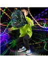 Ghiozdan scoala Derform BackUP PLB5A54, 4 fermoare, 42x30x20 cm, Lights