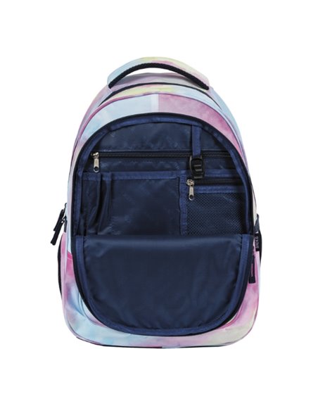 Ghiozdan scoala Derform BackUP PLB5X29, 3 fermoare, 42x30x20 cm, Summer Vibes