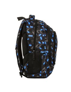 Ghiozdan scoala Derform BackUP PLB6X44, 3 fermoare, 42x30x20 cm, Riddle 2