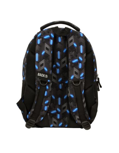 Ghiozdan scoala Derform BackUP PLB6X44, 3 fermoare, 42x30x20 cm, Riddle