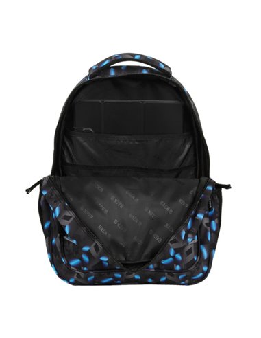 Ghiozdan scoala Derform BackUP PLB6X44, 3 fermoare, 42x30x20 cm, Riddle