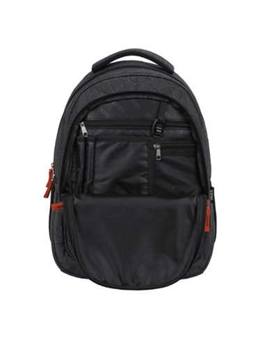 Ghiozdan scoala Derform BackUP PLB5X46, 3 fermoare, 42x30x20 cm, Hi-Tech