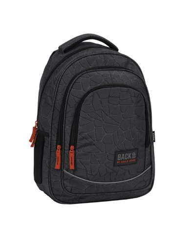 Ghiozdan scoala Derform BackUP PLB5X46, 3 fermoare, 42x30x20 cm, Hi-Tech