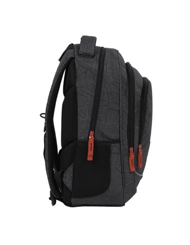 Ghiozdan scoala Derform BackUP PLB5X46, 3 fermoare, 42x30x20 cm, Hi-Tech