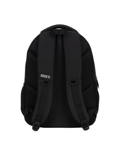 Ghiozdan scoala Derform BackUP PLB7W56, 4 fermoare, 45x32x23 cm, Negru