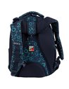 Ghiozdan scoala Derform BackUP PLB4R96, 4 fermoare, 39x27x20 cm, Geometric