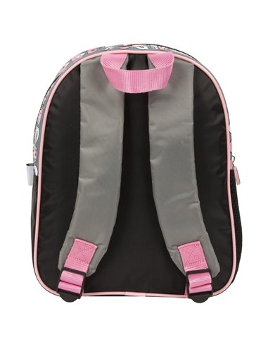 Ghiozdan gradinita cu 2 fermoare Derform Cleo&Frank PL11CF39, Motiv cats