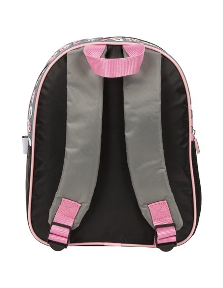 Ghiozdan gradinita cu 2 fermoare Derform Cleo&Frank PL11CF39, Motiv cats