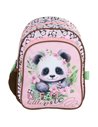 Ghiozdan gradinita cu 2 fermoare Derform PL11PA10, Motiv panda
