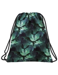 Sac incaltaminte Derform BackUP 5 - A35, 41 x 35 cm, Motiv Dragon 
