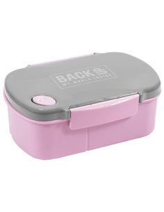 Cutie sandwich Derform BackUP 5 - B36, 19 x 13 x 7 cm, Roz/Gri