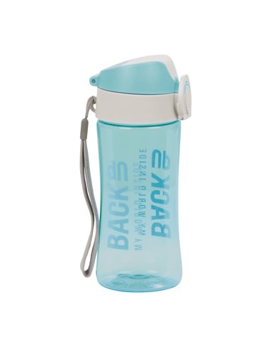 Sticla apa Derform BackUP 4 - A38, 0.4 L, Turcoaz pastel