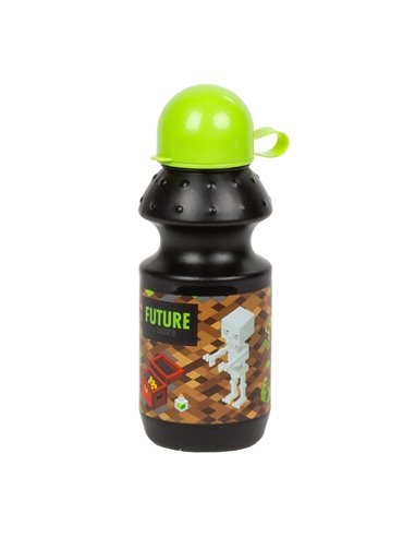 Sticla apa Derform BackUP BKDF350, 330 ml, Motiv Minecraft game