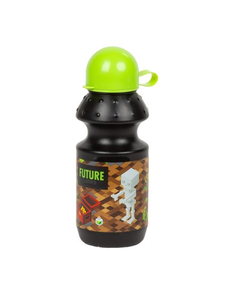 Sticla apa Derform BackUP BKDF350, 330 ml, Motiv Minecraft game