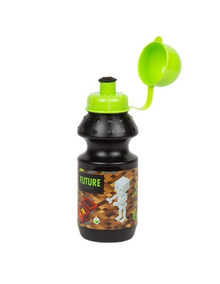 Sticla apa Derform BackUP BKDF350, 330 ml, Motiv Minecraft game