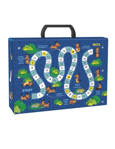 Mapa A4 cu maner Derform TRGAL, 33 x 25 x 10 cm, Motiv alfabet