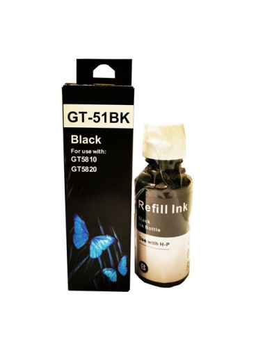 GT-51-EP-7628,Cerneala compatibila HP GT51 - Black 90ml