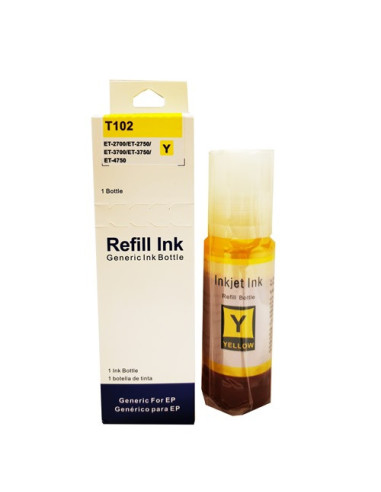 ET-102-EP-7627,Cerneala compatibila Epson ET-102 CISS - Y 70ml