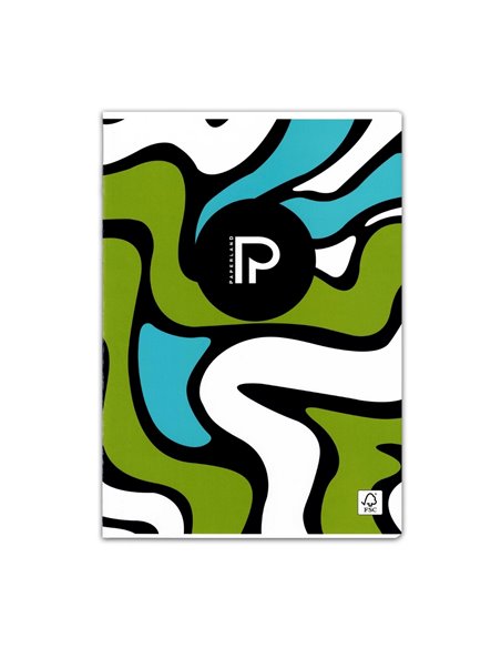 Caiet A5 Paperland, 48 file, 80g/mp, matematica, coperta carton lucios, Gama select