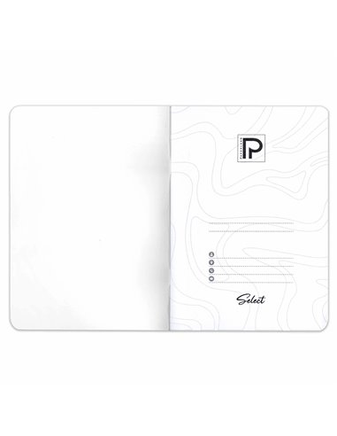 Caiet A4 Paperland, 48 file, 80g/mp, matematica, coperta carton lucios, Gama select