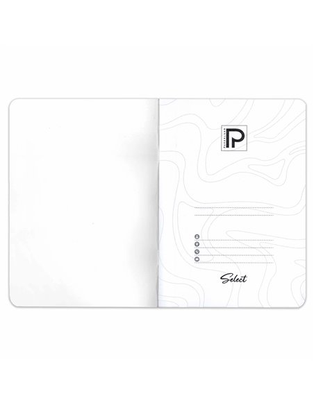 Caiet A4 Paperland, 48 file, 80g/mp, matematica, coperta carton lucios, Gama select