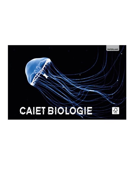 Caiet biologie Paperland, 24 file, 60g/mp, coperta lucioasa