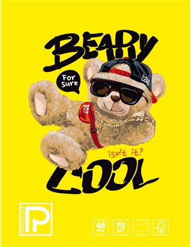 Caiet A5 Paperland, 48 file, 70g/mp, dictando, coperta lucioasa, Diverse modele