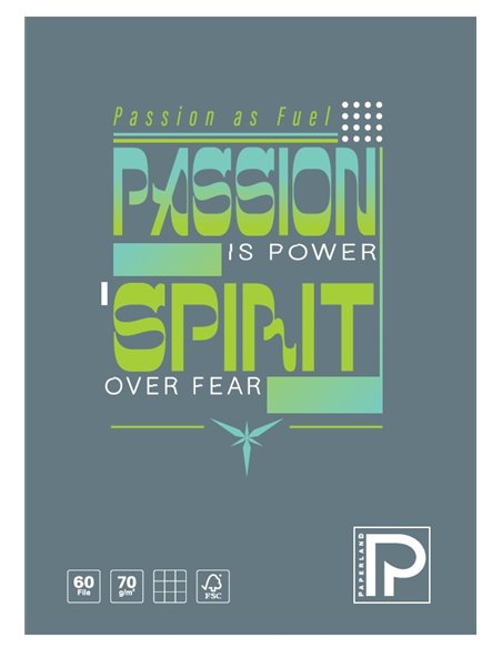 Caiet A4 Paperland, 60 file, 70g/mp, matematica, coperta lucioasa, Diverse modele