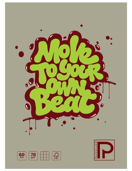 Caiet A4 Paperland, 60 file, 70g/mp, matematica, coperta lucioasa, Diverse modele