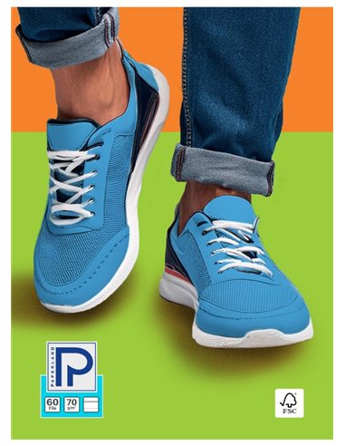 Caiet A4 Paperland, 60 file, 70g/mp, dictando, coperta lucioasa, Motiv steps