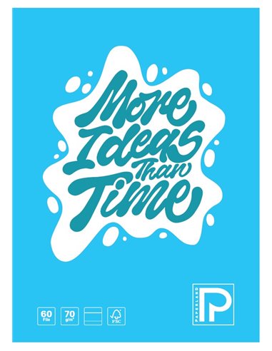 Caiet A4 Paperland, 60 file, 70g/mp, dictando, coperta lucioasa, Motiv steps