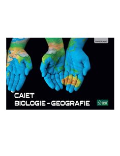 Caiet biologie - geografie A4 Paperland, 16 file, orizontal (landscape), coperta carton