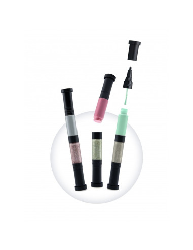 BKPS102-MG,Creion Arta Pentru Unghii - Argintiu