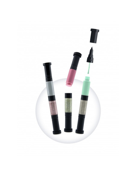 BKPS102-MG,Creion Arta Pentru Unghii - Argintiu