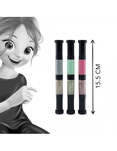 BKPS102-MG,Creion Arta Pentru Unghii - Argintiu