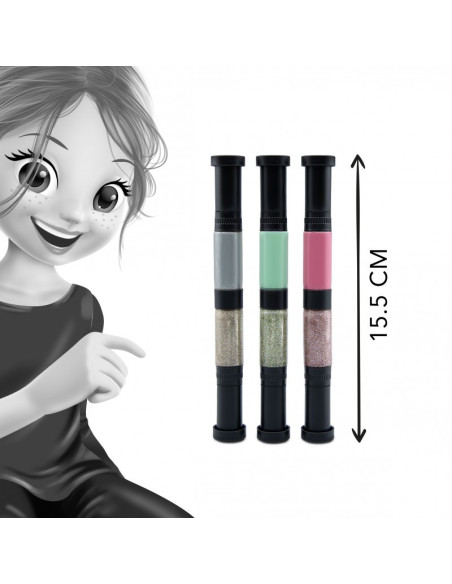 BKPS102-MG,Creion Arta Pentru Unghii - Argintiu