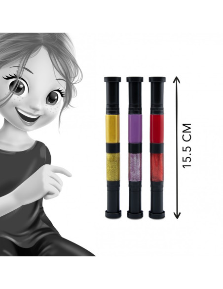 BKPS101-MG,Creion Arta Pentru Unghii - Auriu