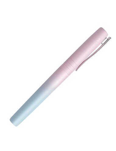 Stilou Faber-Castell Poly Pen Flow FC241017, penita M, Bleu/Roz gradient
