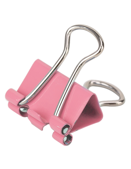 Clips hartie color Deli DLE8555A, 19 mm, 40 buc/cutie plastic