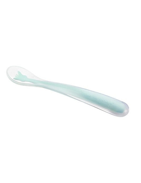 VU450408-MG,2 lingurite din silicon moale Girafa Sophie