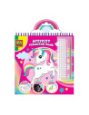 SA00117-MG,Carte de Colorat cu Activitati 3 in 1 Unicorn