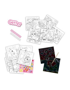 SA00117-MG,Carte de Colorat cu Activitati 3 in 1 Unicorn 2